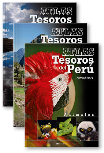 unimundo atlas tesoros del perÚ (5 tomos)