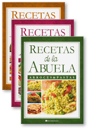 unimundo recetas de la abuela (3 tomos)