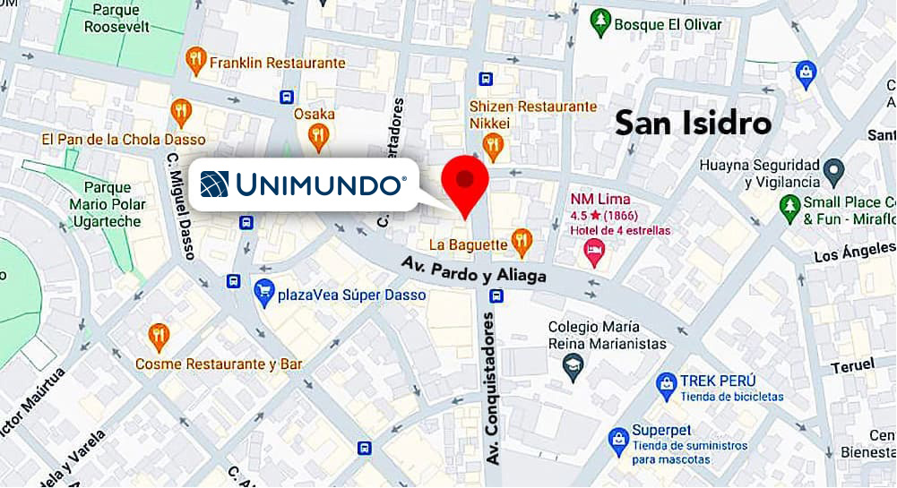 mapa grupo editorial unimundo